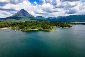 Arenal Volcano and Arenal Lake, Costa Rica