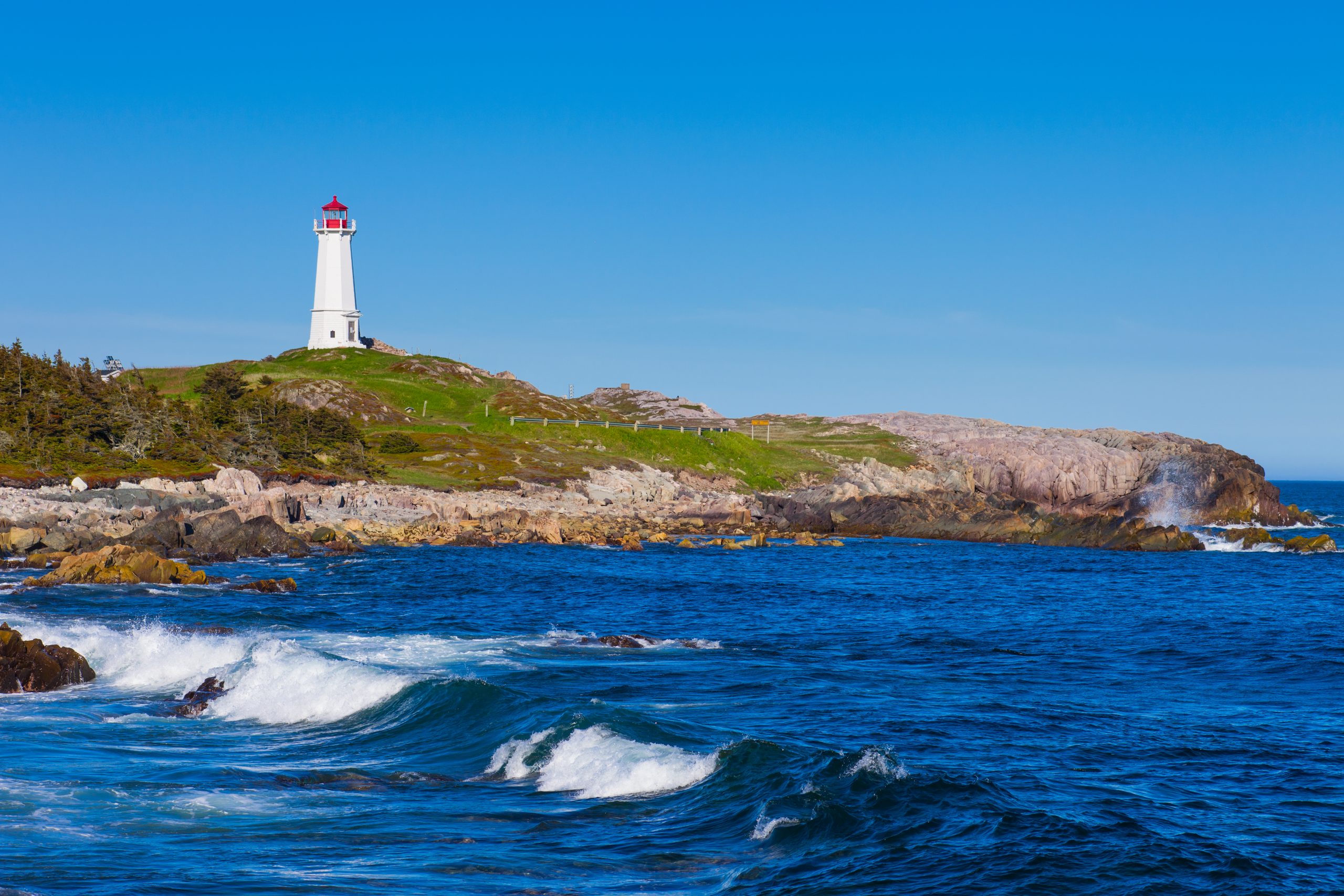 Louisbourg Lighthouse, Nova Scotia, Canada