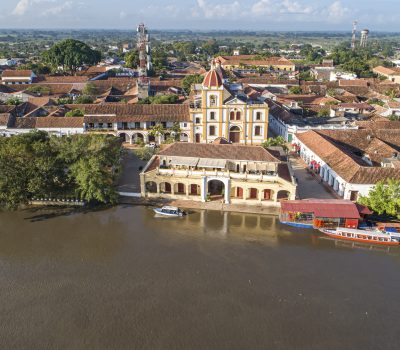 Image for Aerial view of historic church and park in Santa Cruz de Mompox - Edgewood Travel