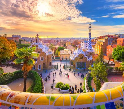 Image for View of the city from Park Guell in Barcelona, Spain - Edgewood Travel