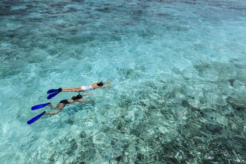 Turquoise water while snorkelling - Edgewood Travel